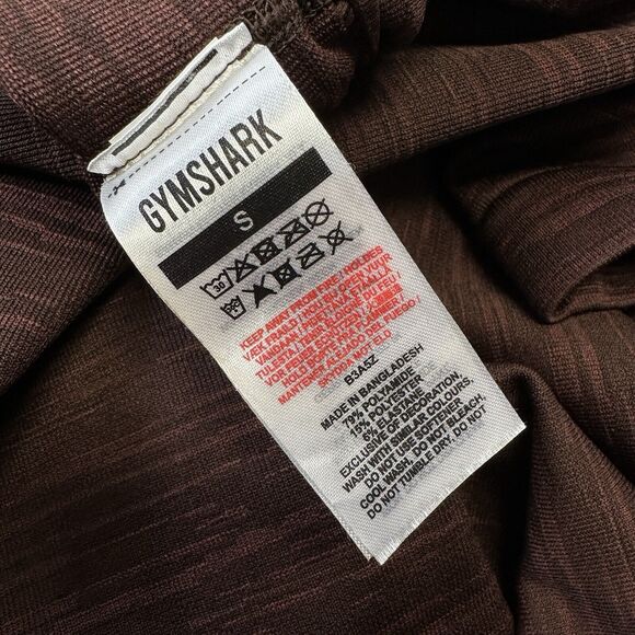 Gymshark Adapt Marl Seamless Legging Archive Cherry Brown Activewear Pant Size S - Picture 7 of 8